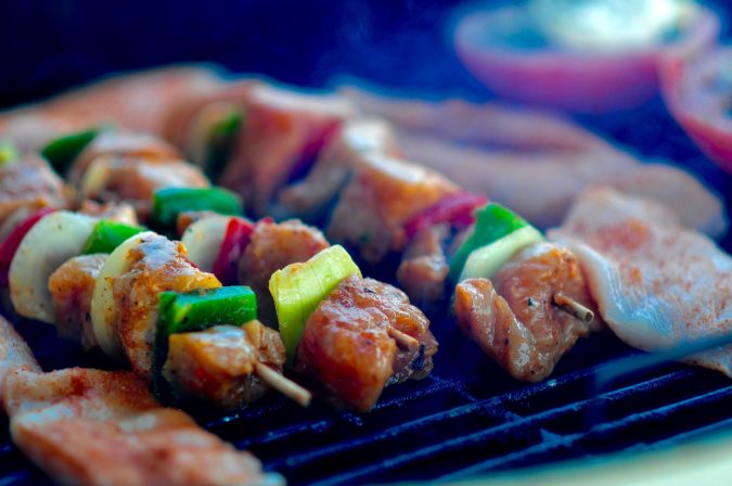 Grilled vegetabl salad